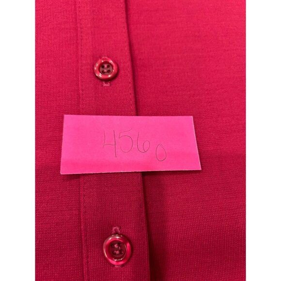 Alfred Dunner Womens Button-Front 3/4 Sleeve Jacket Size 20 Red - Picture 7 of 8